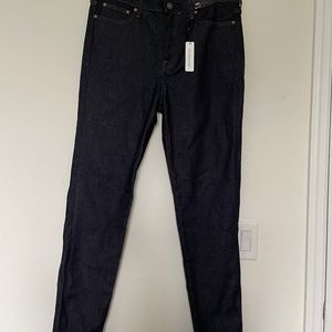 Mens skinny dark wash denim